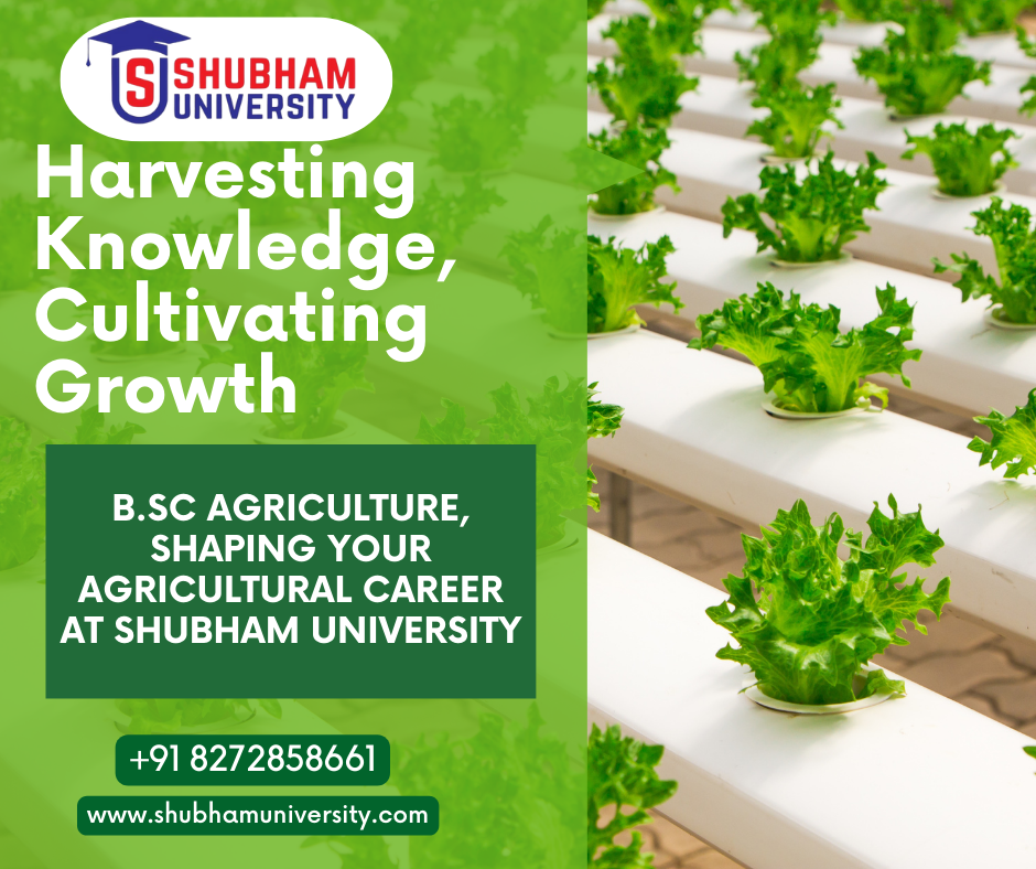 Harvesting Knowledge, Cultivating Growth: B.Sc Agriculture, Shaping Your Agricultural Career at Shubham University